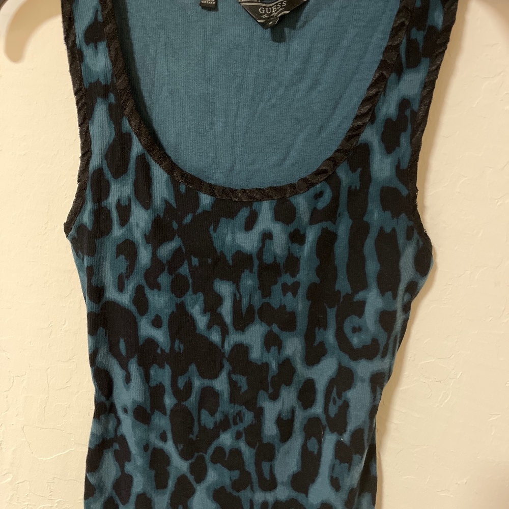 Vintage Guess tank top leopard